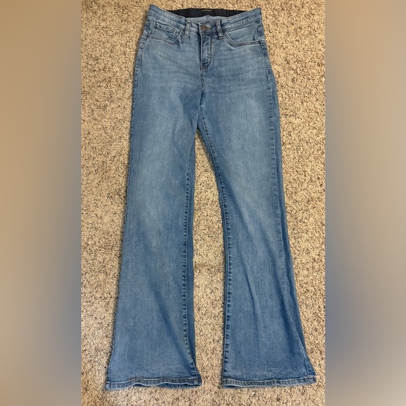 Bold Elements High Rise Boot Cut Med Wash Jeans Long Size 10 - Picture 1 of 7